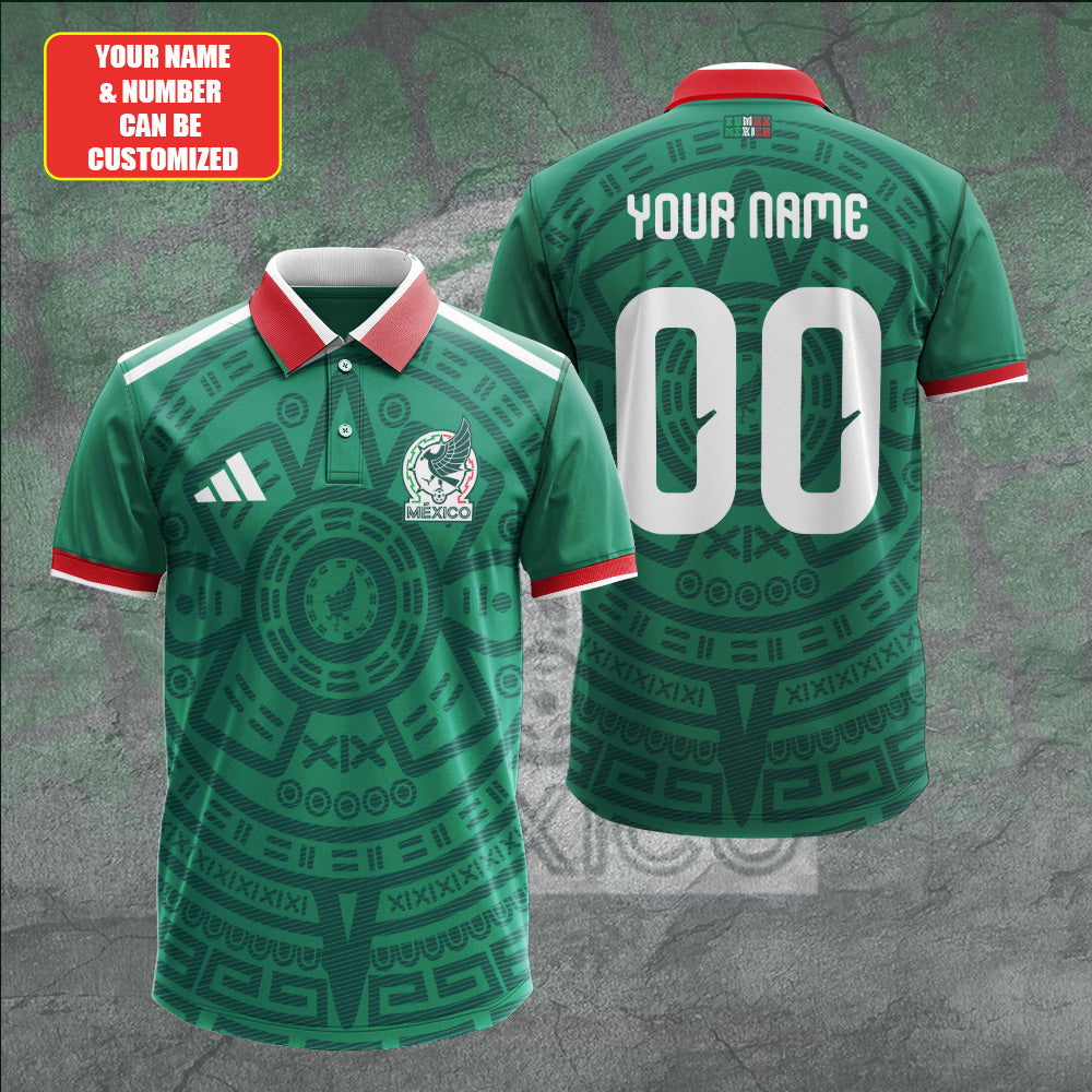 Personalized FIFA World Cup 2026 Mexico Team 3D Apparel – GNE7002