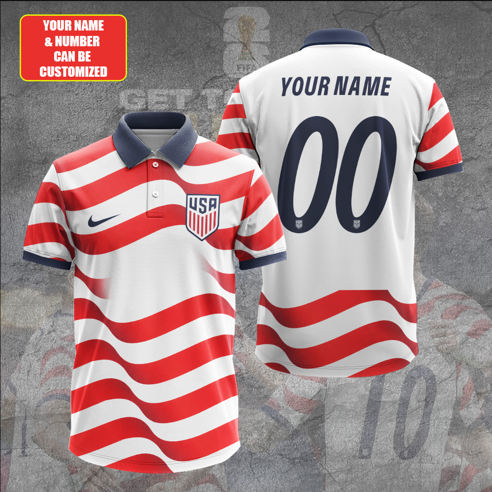 Personalized FIFA World Cup 2026 USA Team 3D Apparel – GNE7001