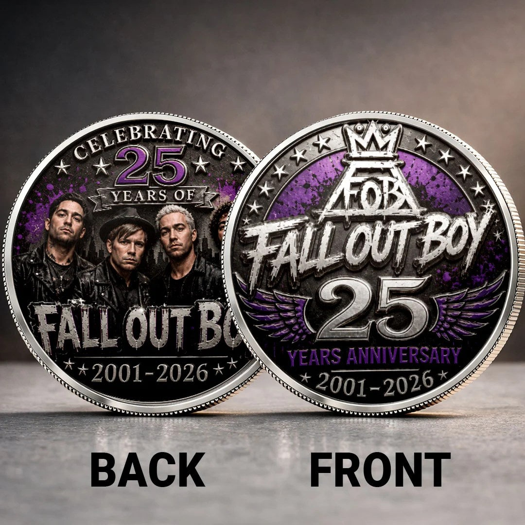Fall Out Boy 25th Anniversary Commemorative Coin – TANTN25029