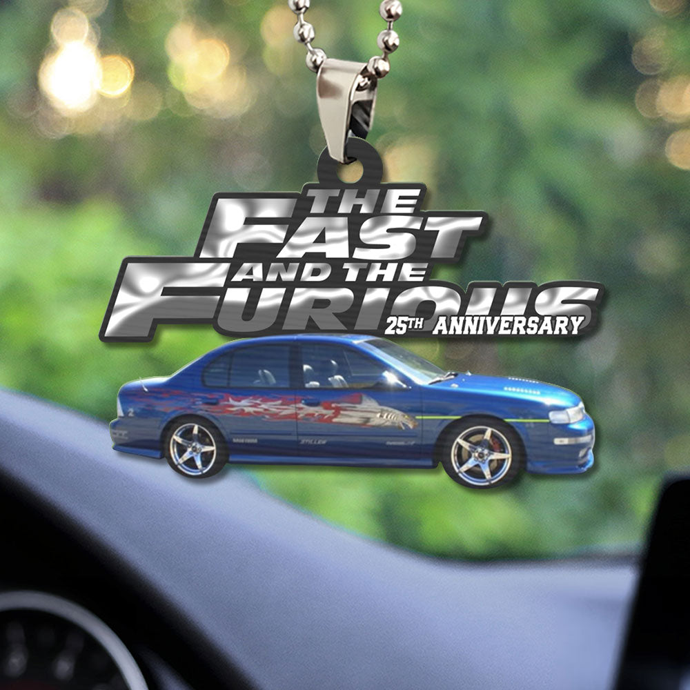 Fast & Furious 25th Anniversary 2026 Custom shape 1-sided Acrylic Car Ornament – GNE4797