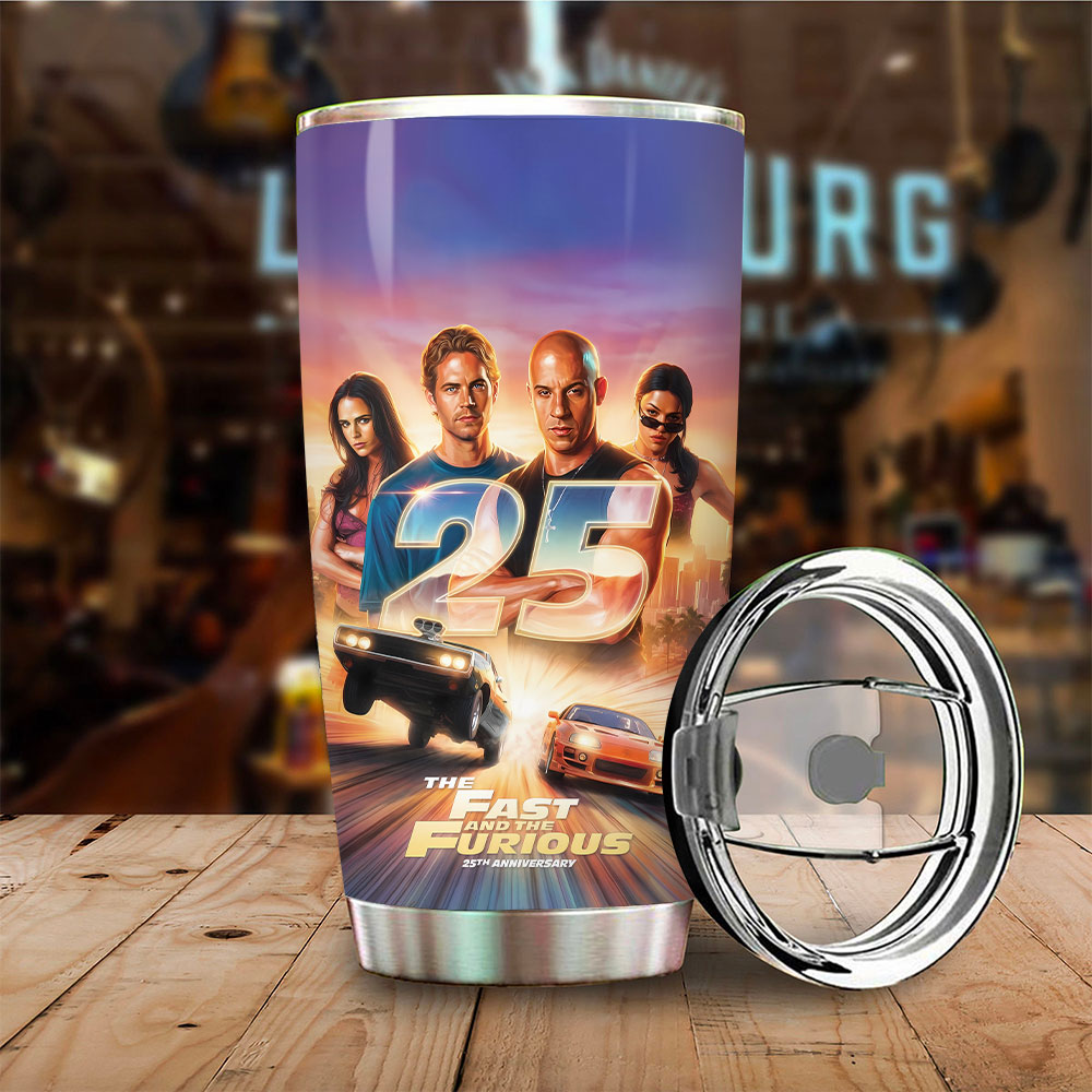Fast & Furious 25th Anniversary Tumbler Cup – TANTN24779