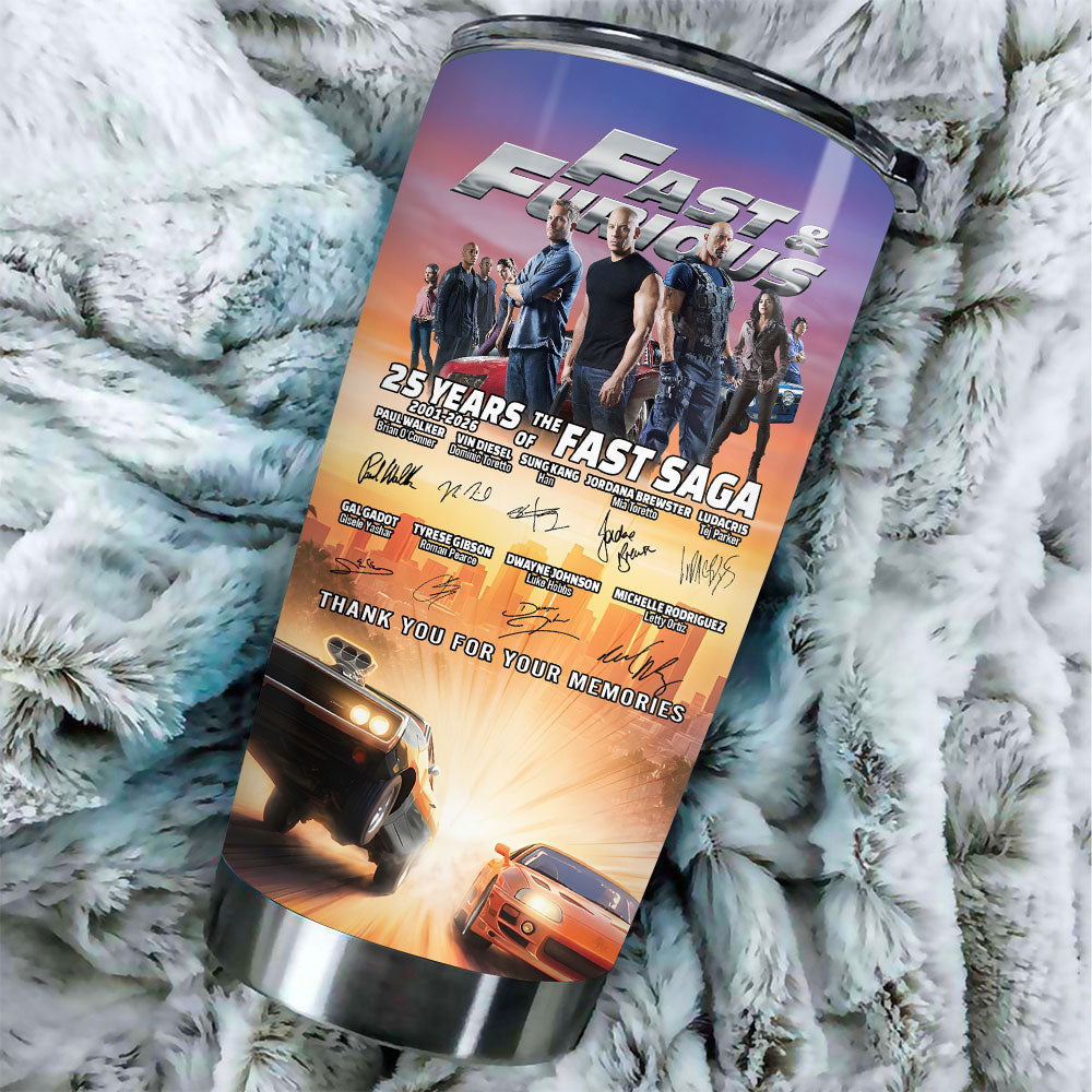 Fast & Furious 25th Anniversary Tumbler Cup – TANTN24779