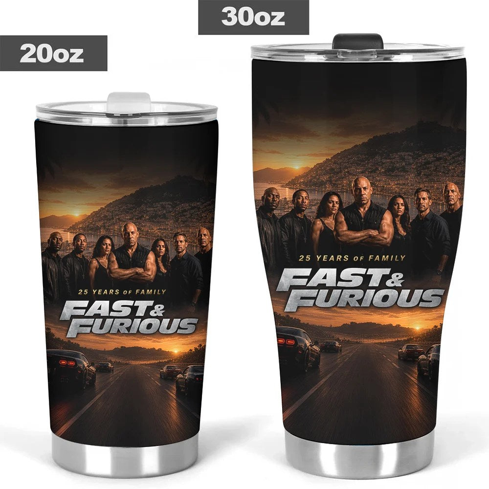 Fast & Furious 25th Anniversary Tumbler Cup – TANTN25140