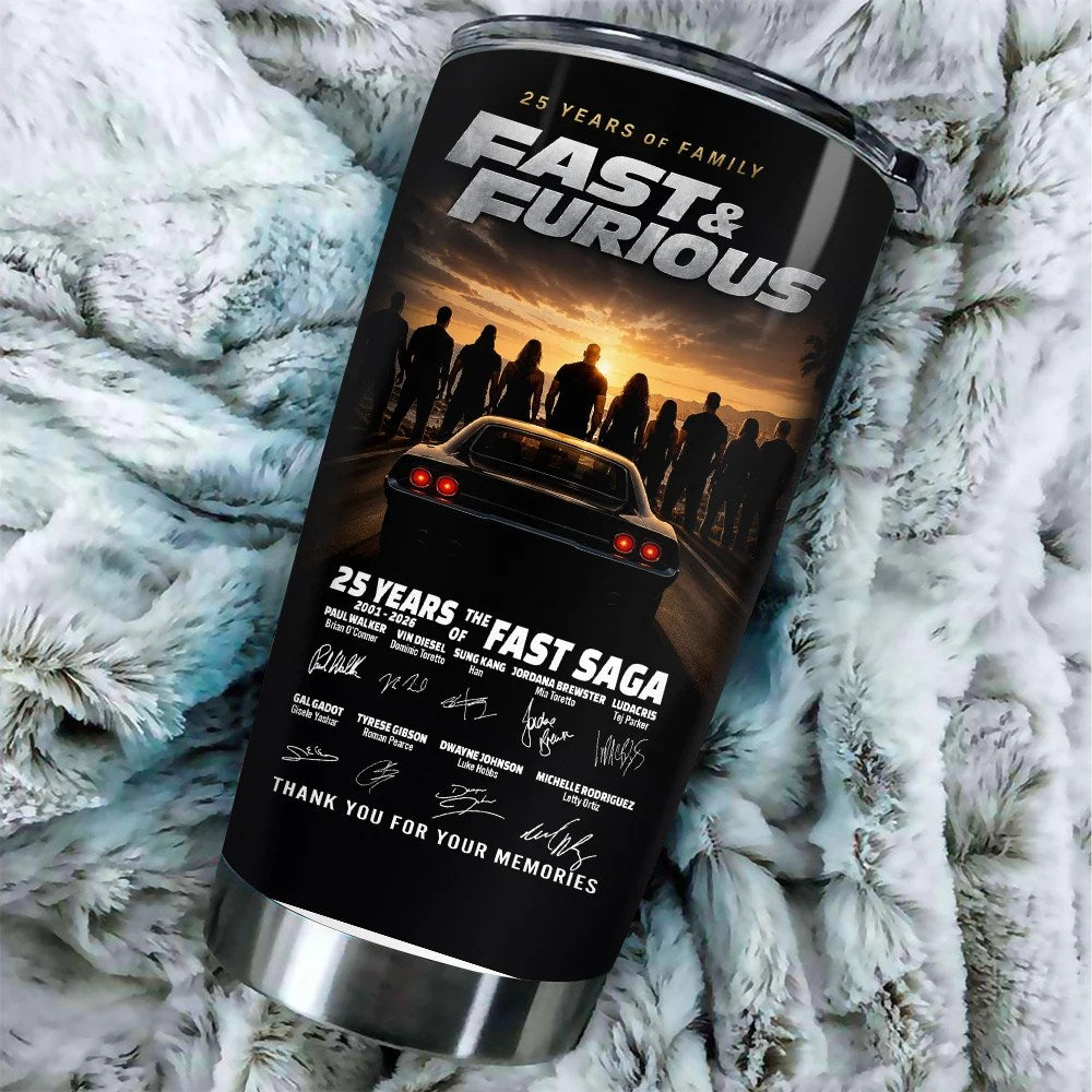 Fast & Furious 25th Anniversary Tumbler Cup – TANTN25140