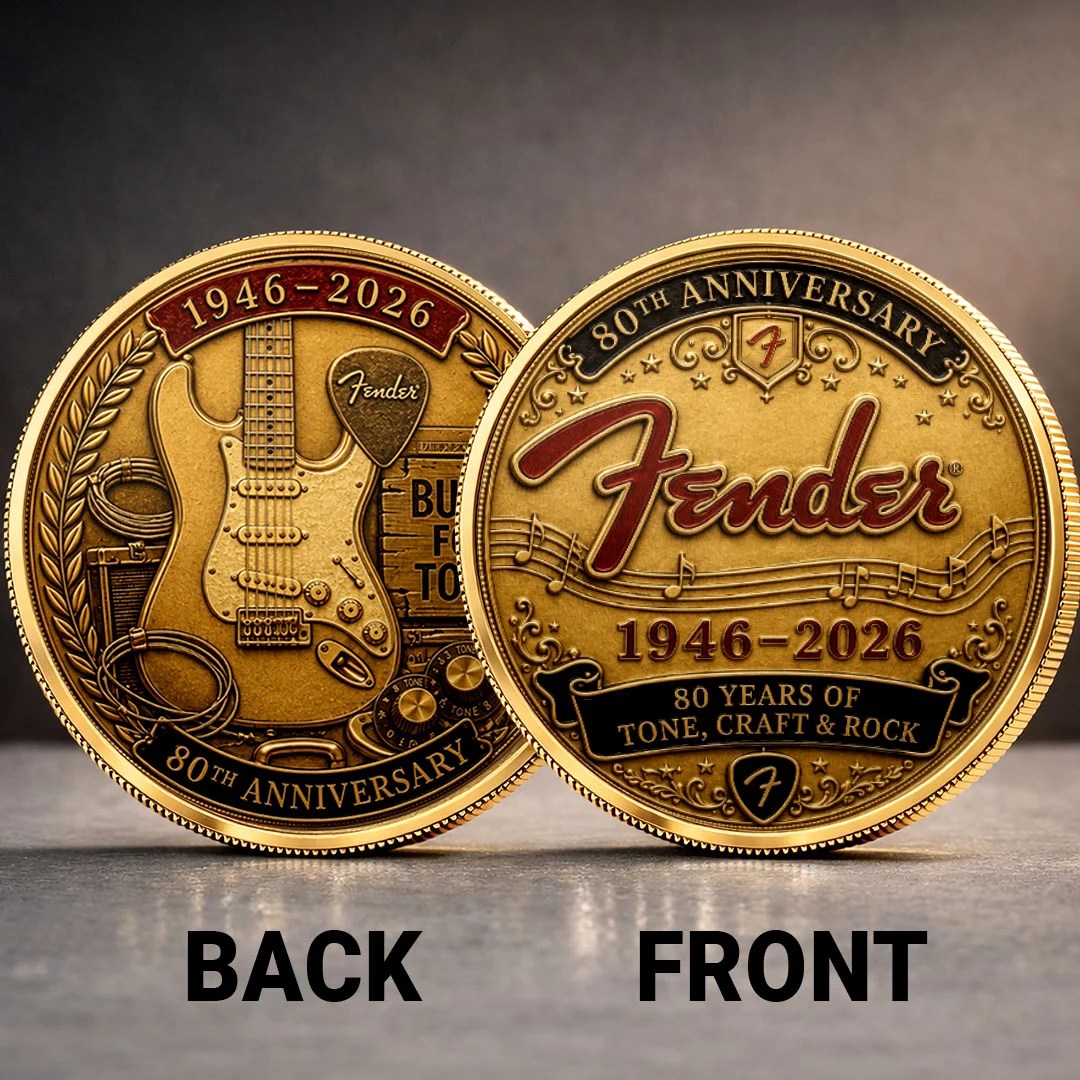 Fender 80th Anniversary Commemorative Coin – TANTN24916