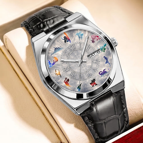 Final Fantasy Leather Alloy Watch – GNE7683