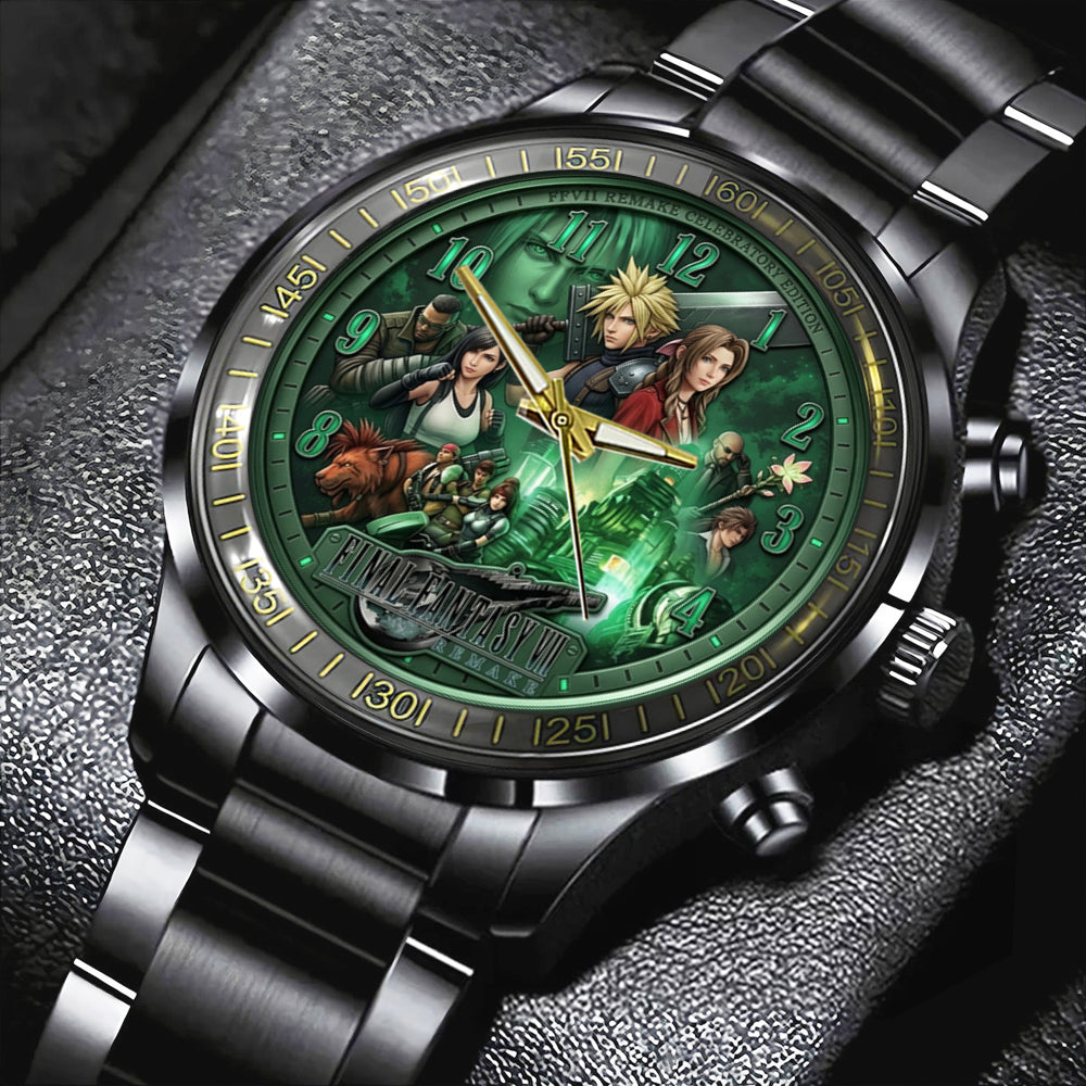 Final Fantasy VII Remake Black Stainless Steel Watch – TMTHU6859