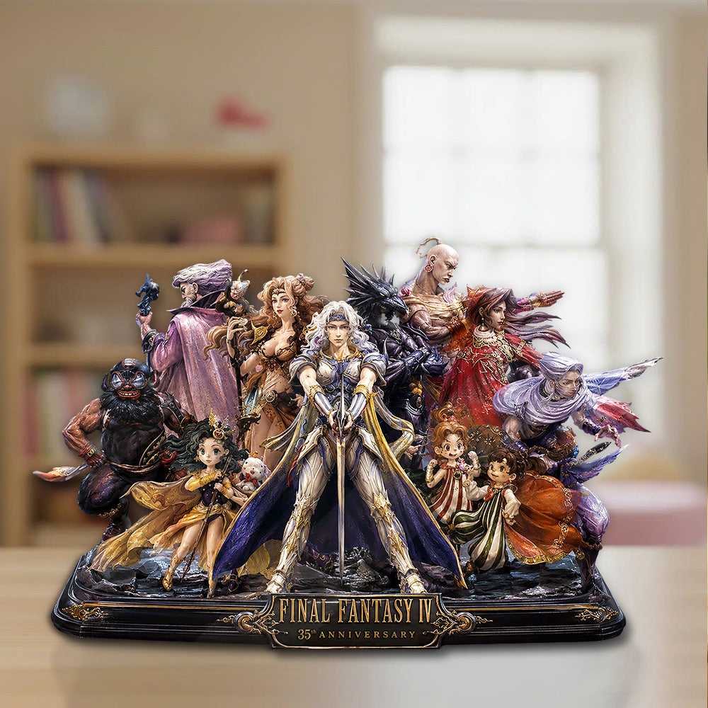 Final Fantasy IV 35th Anniversary Custom Shape Acrylic Plaque – GNE7731