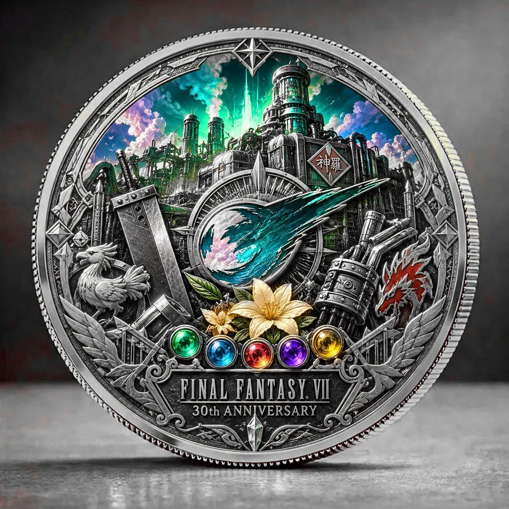 Final Fantasy VII 30th Anniversary Commemorative Coin – GNE8768