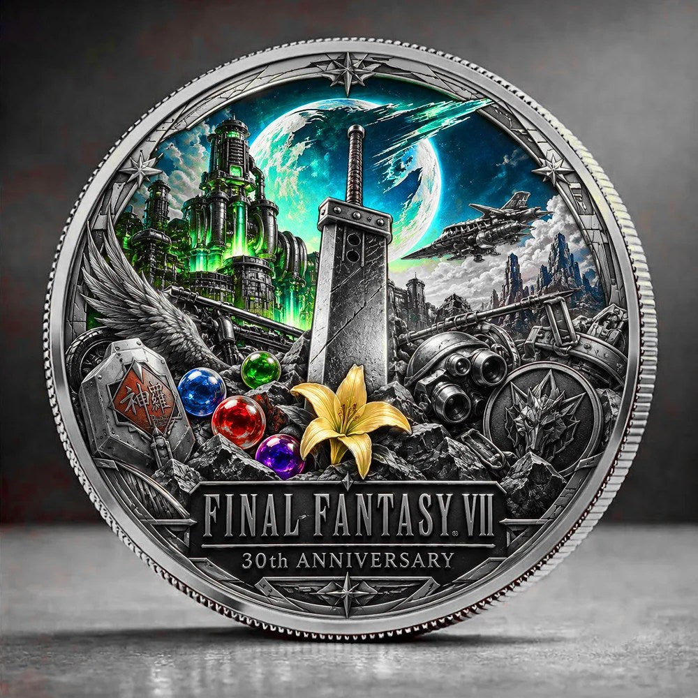 Final Fantasy VII 30th Anniversary Commemorative Coin – GNE8769