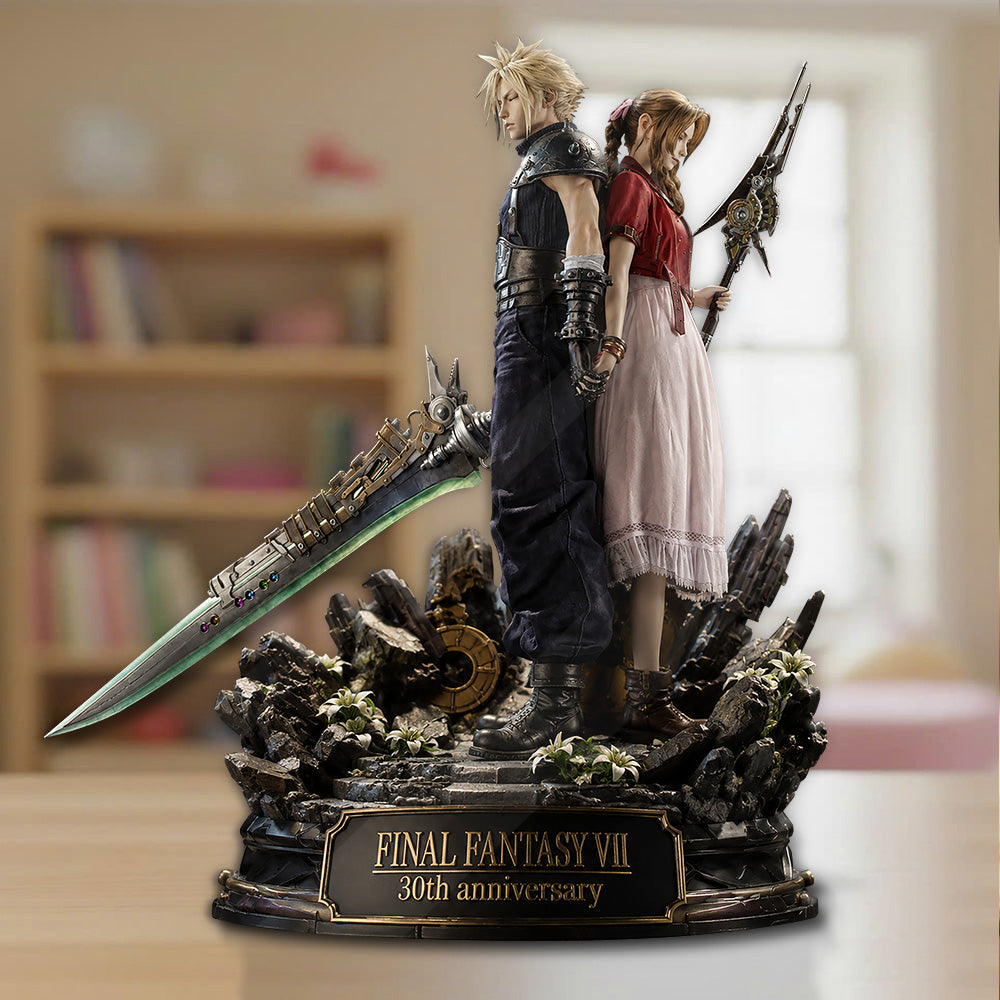 Final Fantasy VII 30th Anniversary Custom Shape Acrylic Plaque – GNE8007