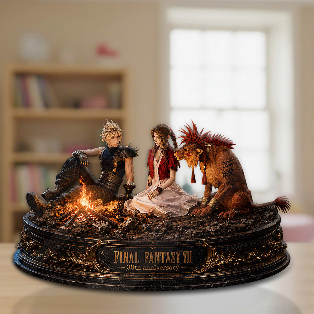 Final Fantasy VII 30th Anniversary Custom Shape Acrylic Plaque – GNE7157
