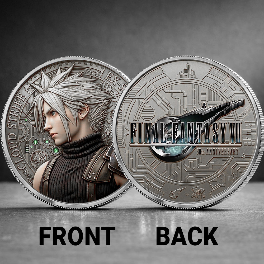 Final Fantasy VII x Cloud Strife 30th Anniversary Commemorative Coin – GNE8056