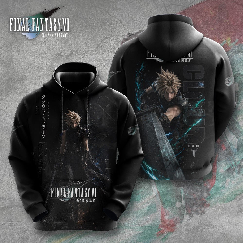 Final Fantasy VII x Cloud Strife 30th Anniversary 3D Apparel – GNE6470