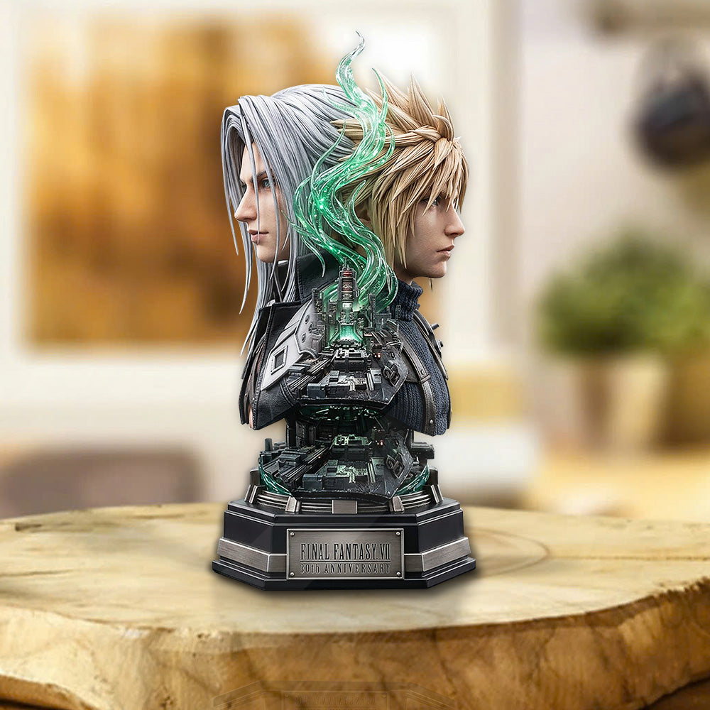 Final Fantasy VII 30th Anniversary Custom Shape Acrylic Plaque – GNE6445
