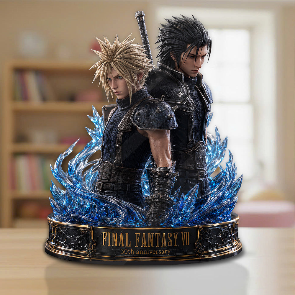 Final Fantasy VII 30th Anniversary Custom Shape Acrylic Plaque – GNE6442