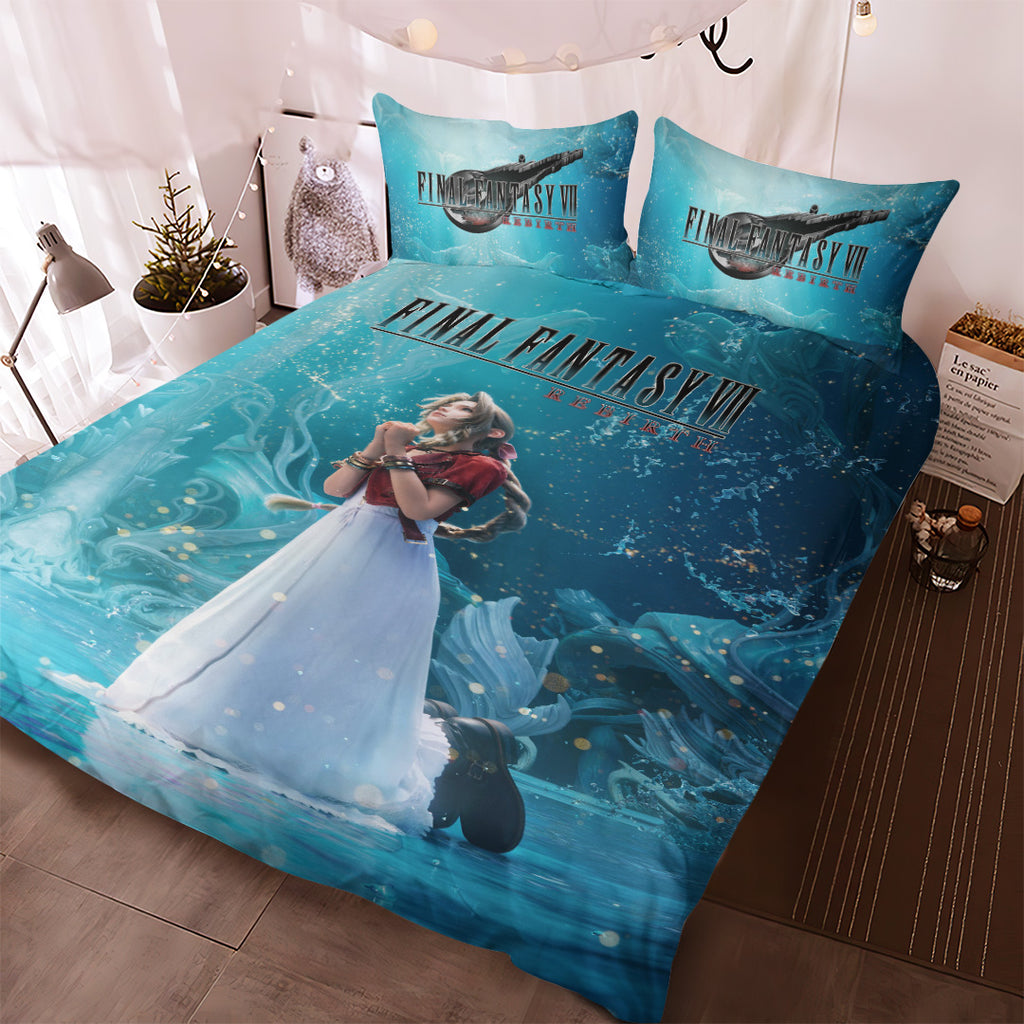 Final Fantasy VII Rebirth 3-Piece Duvet Bedding Set – GNE7931