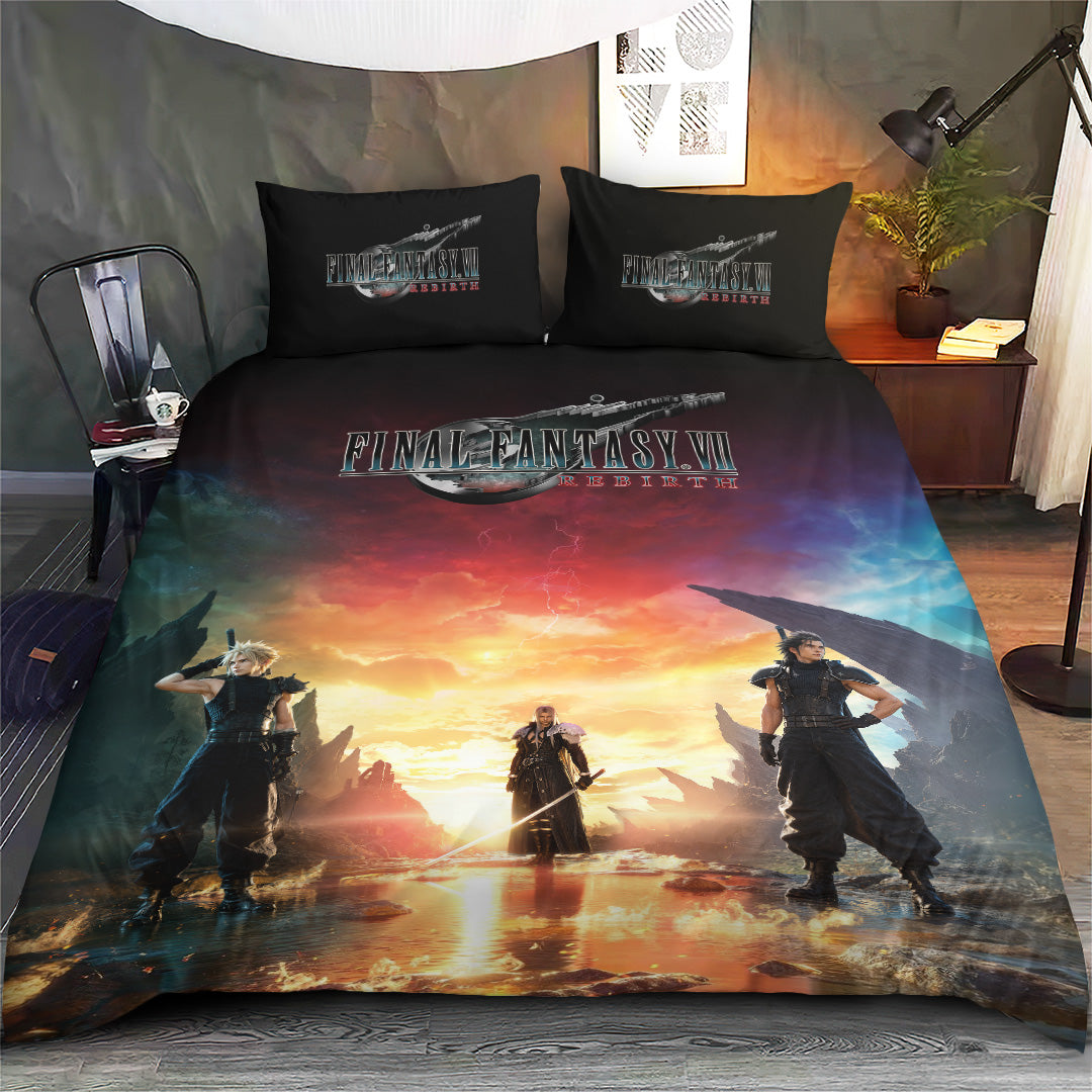 Final Fantasy VII Rebirth 3-Piece Duvet Bedding Set – GNE7932
