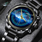 Final Fantasy VII Revelation Black Stainless Steel Watch – GNE7139