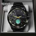 Final Fantasy VII x Cloud Strife Black Stainless Steel Watch – GNE6525