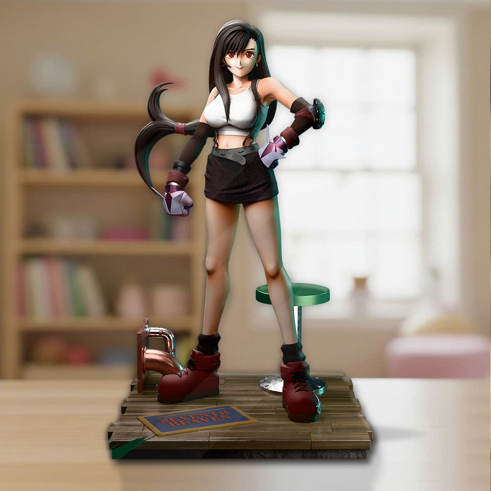 Final Fantasy VII x Tifa Lockhart 30th Anniversary Custom Shape Acrylic Plaque – GNE7391