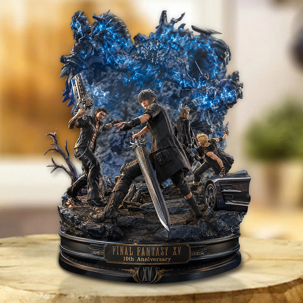 Final Fantasy XV 10th Anniversary Custom Shape Acrylic Plaque – GNE7969