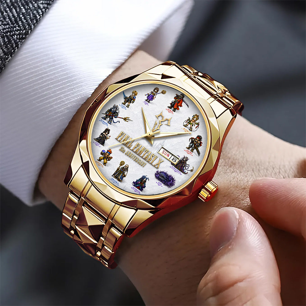 Final Fantasy X 25th Anniversary Alloy Luxury Quartz Watch – GNE7949