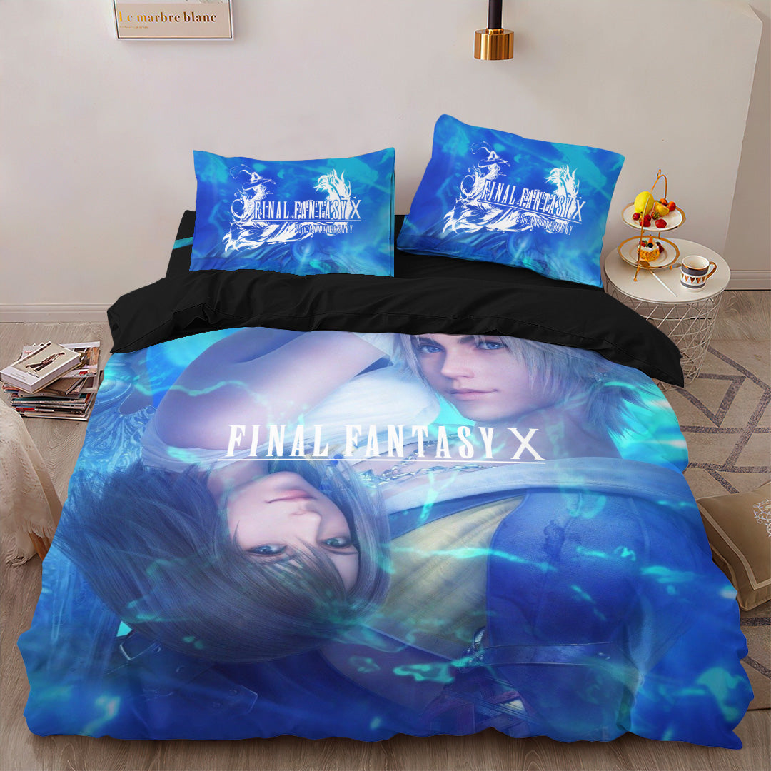 Final Fantasy X 25th Anniversary 3-Piece Duvet Bedding Set – GNE7430