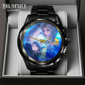 Final Fantasy X 25th Anniversary Black Stainless Steel Watch – GNE6860