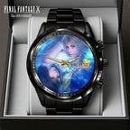 Final Fantasy X 25th Anniversary Black Stainless Steel Watch – GNE6860