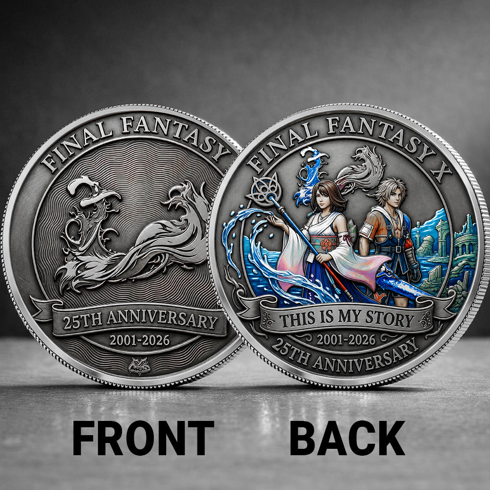 Final Fantasy X 25th Anniversary Commemorative Coin – GNE7150