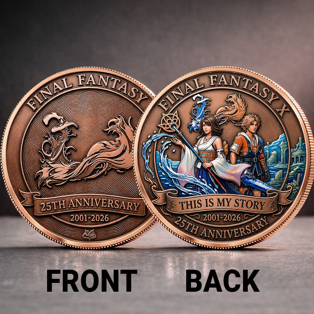 Final Fantasy X 25th Anniversary Commemorative Coin – GNE7150