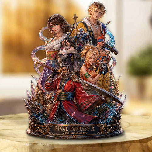 Final Fantasy X 25th Anniversary Custom Shape Acrylic Plaque – GNE6864