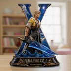 Final Fantasy X 25th Anniversary Custom Shape Acrylic Plaque – GNE7148
