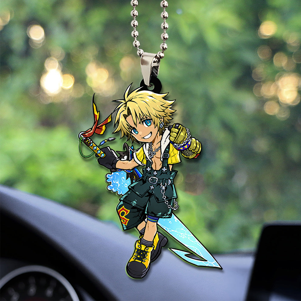 Final Fantasy X 25th Anniversary Custom shape 2-sided Acrylic Car Ornament – GNE7652