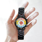 Final Fantasy X x Yuna 25th Anniversary Black Stainless Steel Watch – GNE9167