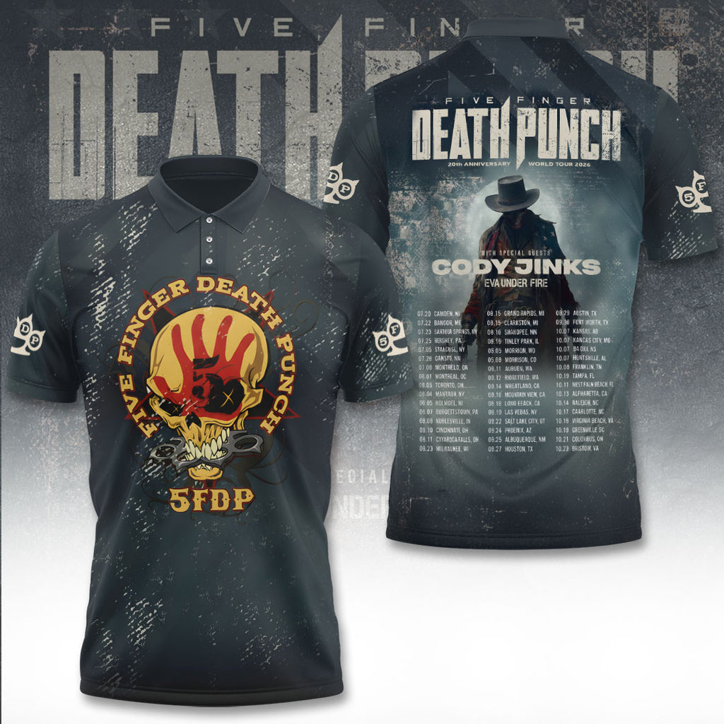 Five Finger Death Punch Tour 2026 3D Apparel – TANTN20323