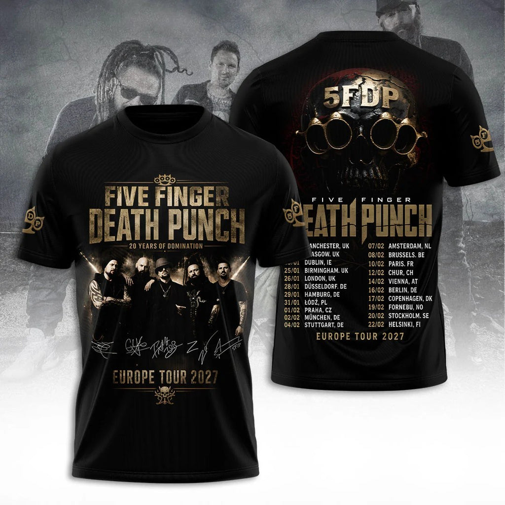 Five Finger Death Punch Tour 2027 3D Apparel – TANTN25329