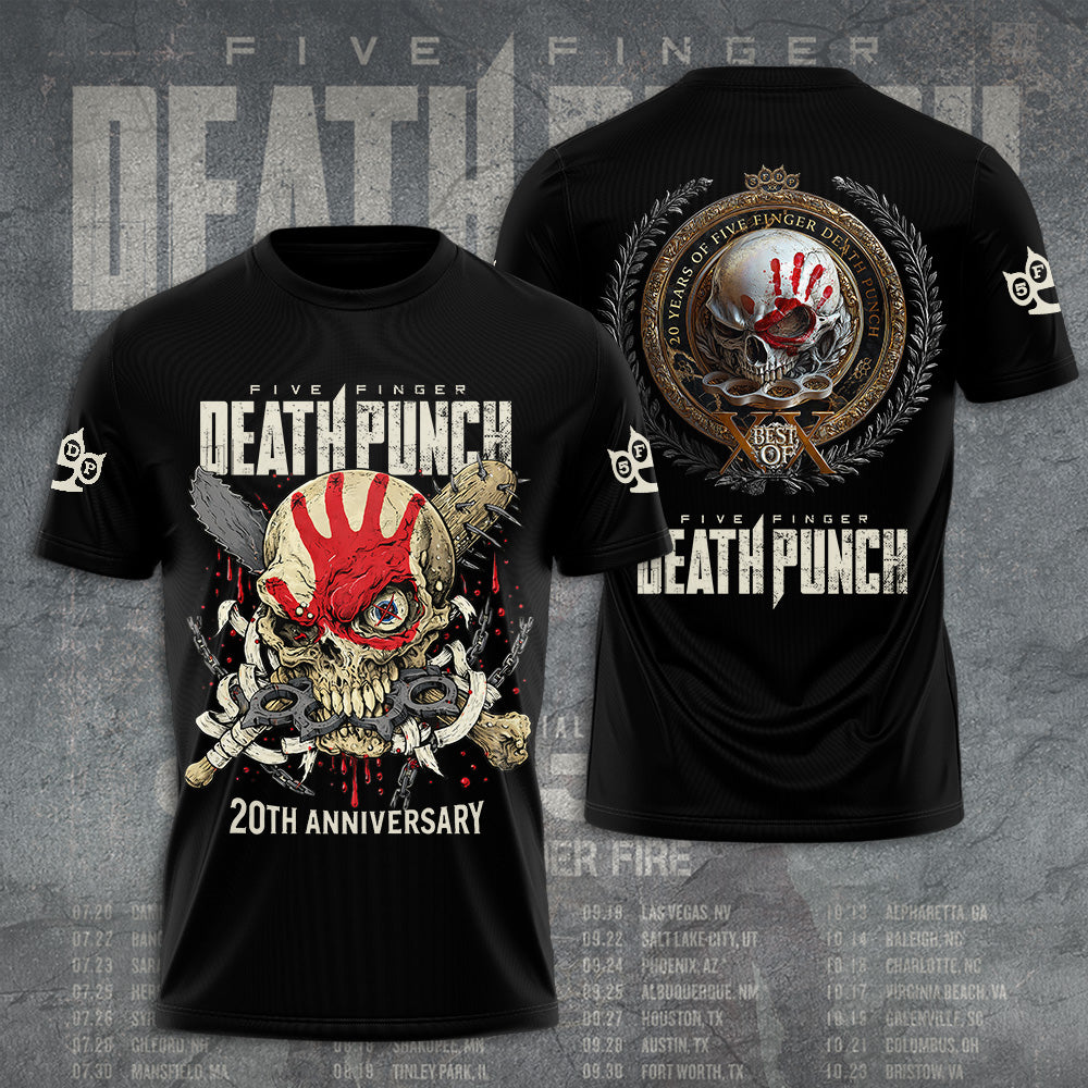 Five Finger Death Punch Tour 2026 3D Apparel – GNE4864