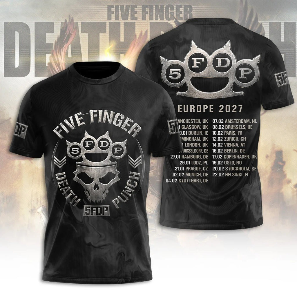 Five Finger Death Punch Tour 2027 3D Apparel – TANTN25054