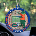 Florida Gators Football Custom shape 2-sided Acrylic Car Ornament – HOATT13128