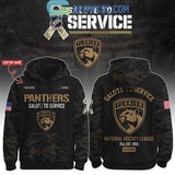 Florida Panthers Salute To Service Veterans Day Hoodie Shirt