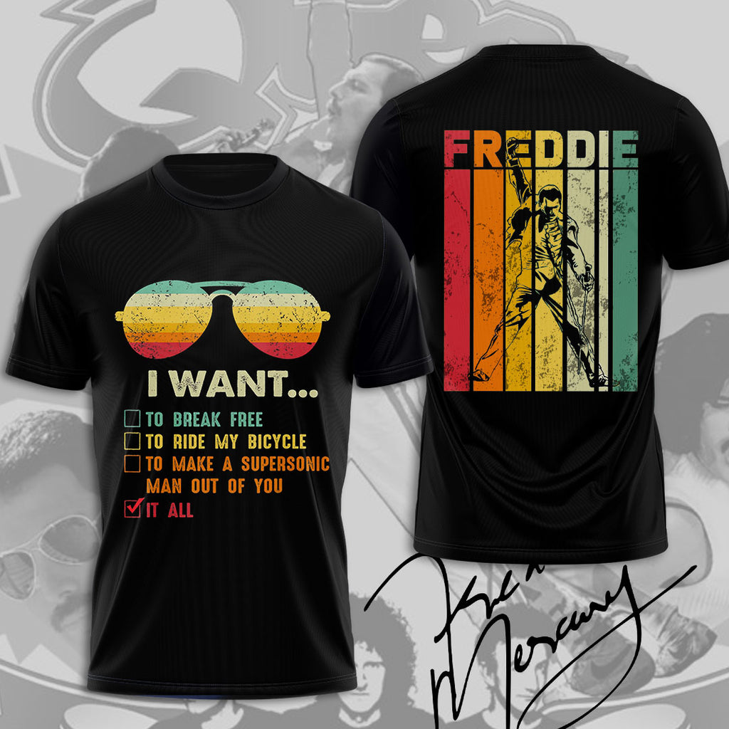 Freddie Mercury 3D Apparel – MAITM 6299