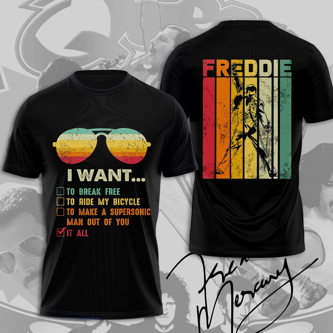 Freddie Mercury 3D Apparel – MAITM 6299