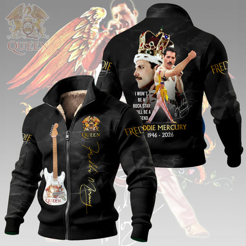 Freddie Mercury 80th Anniversary Thick Knit Fleece Jacket – HOATT15260