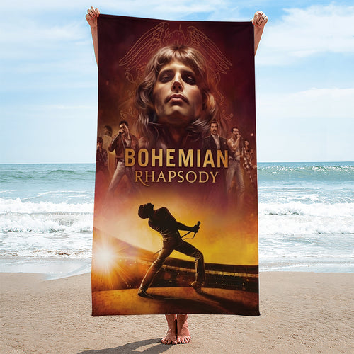 Freddie Mercury Rectangle Beach Towel – TMTHU6154