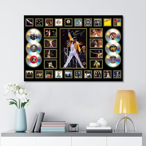 Freddie Mercury Rectangle Canvas With Inner Frame – MAITM9077