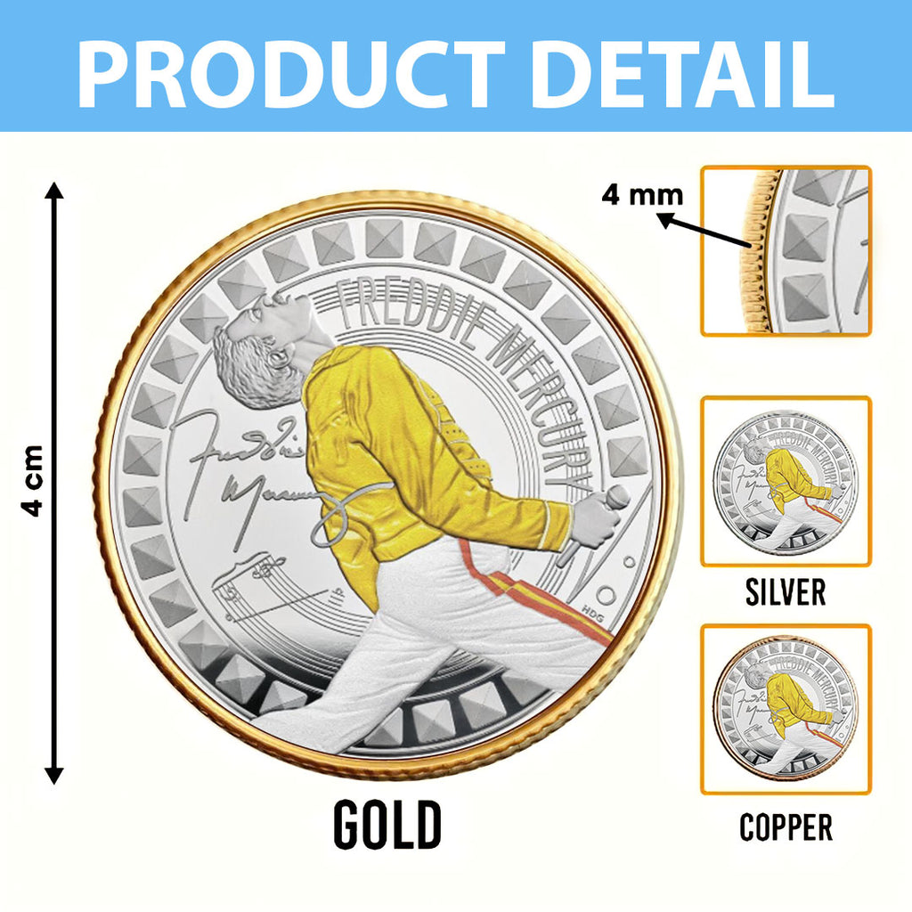 Freddie Mercury Commemorative Coin – MAITM15094
