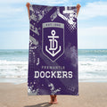 Fremantle Dockers Rectangle Beach Towel – TANTN23939