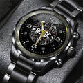 AC/DC Black Stainless Steel Watch – GNE 2200